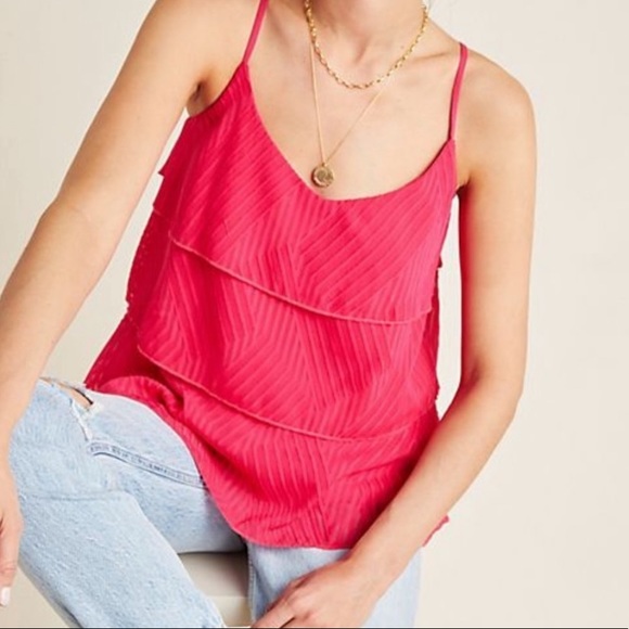 Anthropologie Tops - ANTHROPOLOGIE Ameline Tiered Cami
